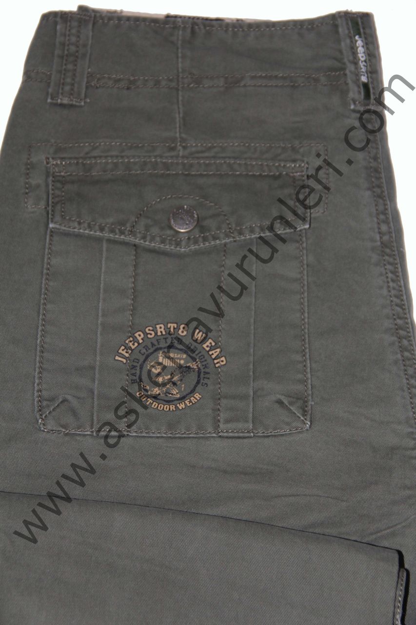 JEEP HAKİ RENK KARGO PANTOLON
