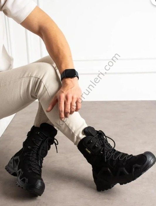 Single Sword Fermuarlı  Taktik Askeri Bot  4 Mevsim SS602