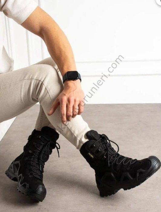 Single Sword Fermuarlı  Taktik Askeri Bot  4 Mevsim SS602