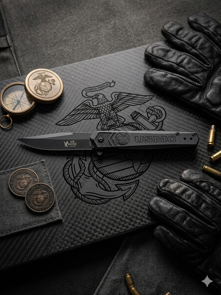 USMC ÖZEL TASARIM EFSANE BIÇAK, HEDİYELİK BIÇAK