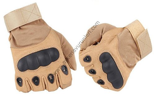 ÇÖL RENK KORUMALI TACTİCAL ELDİVEN