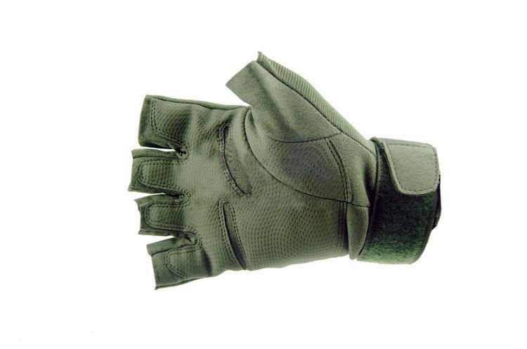 Tactical Kesik Parmak Eldiven Yeşil