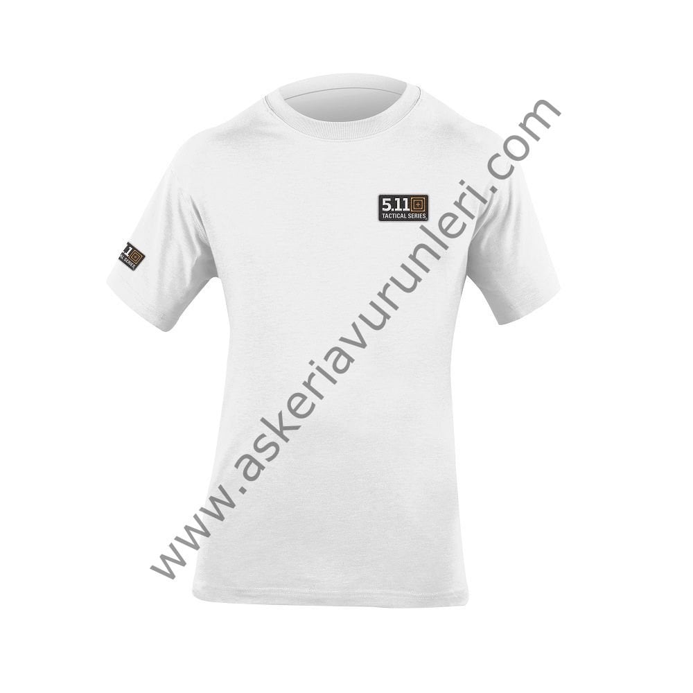 5.11 S/S LOGO T-SHIRT BEYAZ