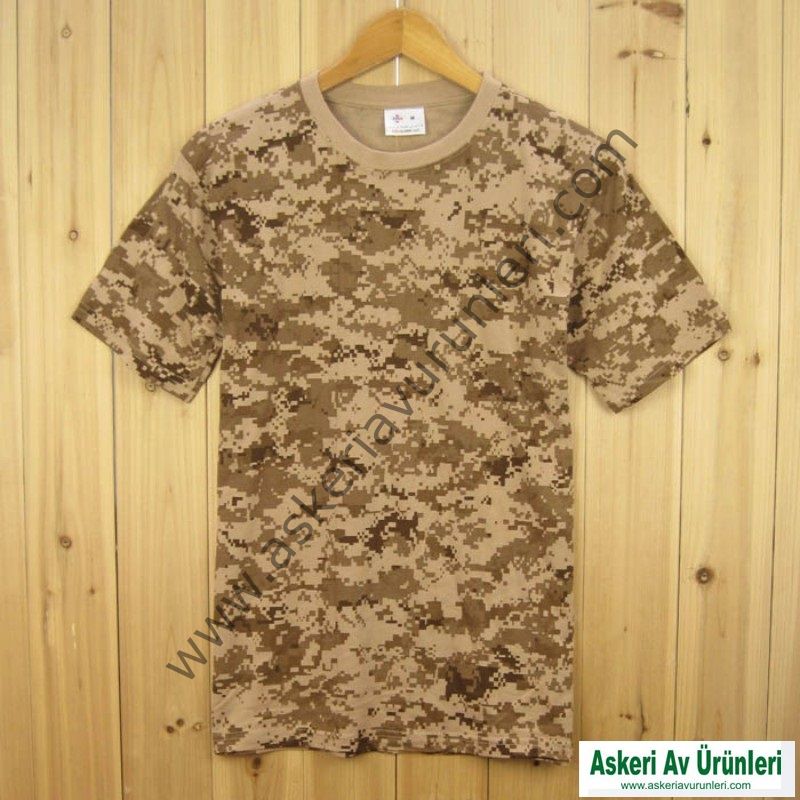 Army Military Desert Digital Camo T Shirt