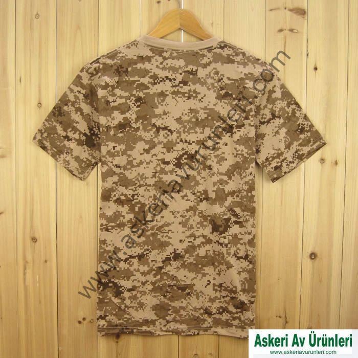 Army Military Desert Digital Camo T Shirt