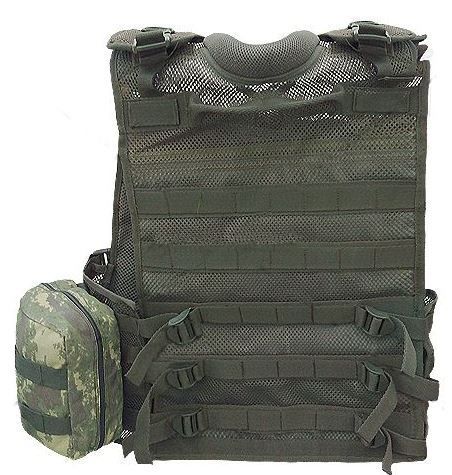 Çelik Plaka Takılabilen Askeri Hücum Yeleği Bixi