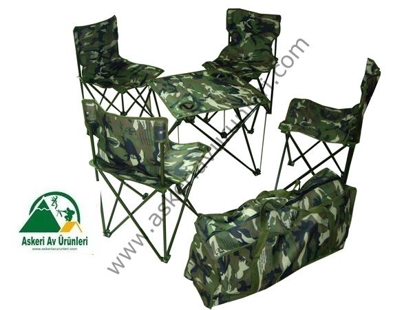 ÇANTALI MASA SANDALYE SET 4 LÜ SET