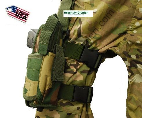 Molle Tactical Bacak Silah Kılıfı