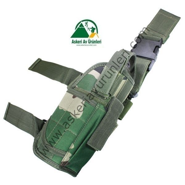Molle Tactical Bacak Silah Kılıfı