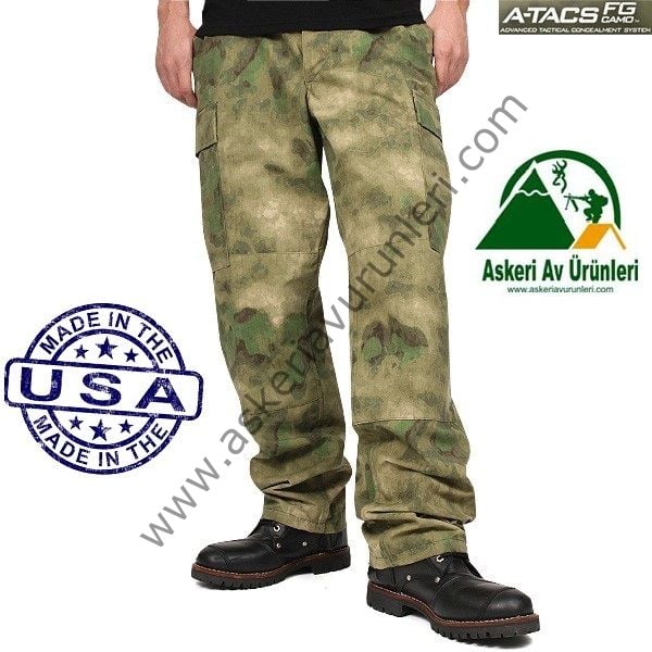U.S. ARMY Amerikan Orjinal  A-TACS FG Kamuflaj Takım Elbise